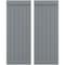 Ekena Millwork Americraft 6-Board Exterior Wood Joined Board-n-Batten Shutters w/ End Batten, ARW103BB621X32CHH, PR ARW103BB621X32CHH - alternate 1